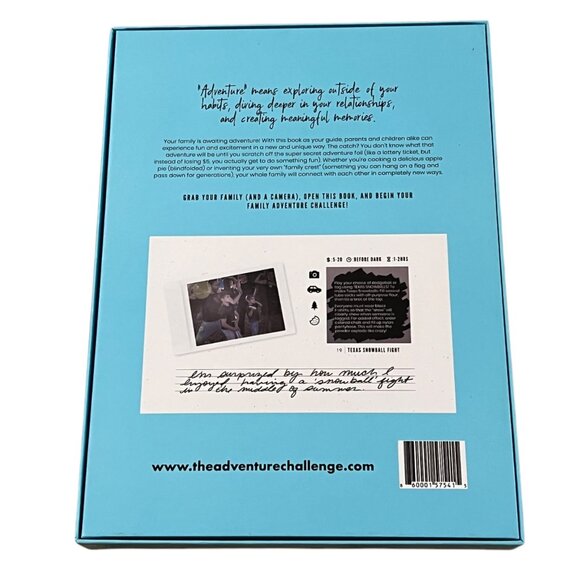 The Adventure Challenge Family Edition Book Fun Activity Ideas & Keepsake - Picture 2 of 5
